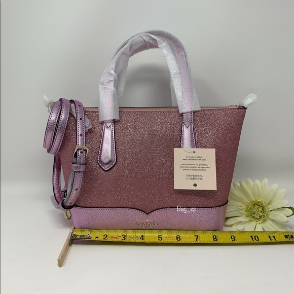 Kate Spade Lola Glitter Small Satchel - Picture 2 of 10